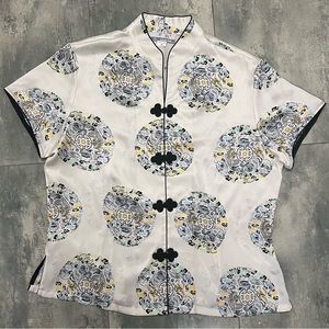 Traditional Asian style silk blouse